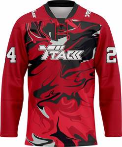 OEM personalizado 2025 de alta calidad de poliéster de hockey sobre hielo Jersey ropa deportiva para adultos al por mayor - Product Image 1