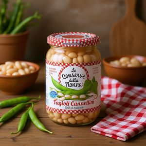 Conserves de la grand-mère : Haricots cannellini - 360g x 12 pièces, légumes en conserve - Product Image 3