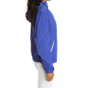 Veste coupe-vent pour femmes à manches longues avec doublure en nylon et tissu en toile prix d'usine logo personnalisé vente en gros - Product Image 4