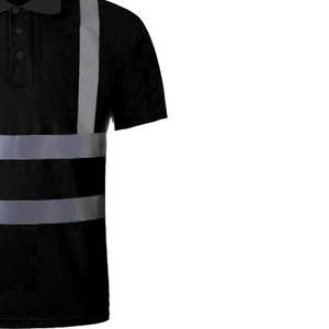 Camiseta de Seguridad de Alta Visibilidad de Secado Rápido Personalizada OEM para Trabajo, para Hombres, Aplicaciones Relacionadas con la Construcción y la Seguridad, con Franjas Reflectantes - Product Image 6