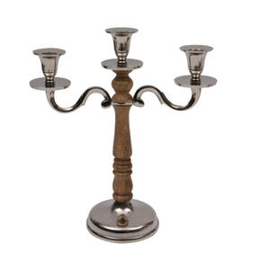 Candelabro de Aluminio de Lujo para Bodas y Navidad, Ecológico, Hecho a Mano, Plateado, para Decoración de Hogar, Hotel, Restaurante y Exteriores - Product Image 3