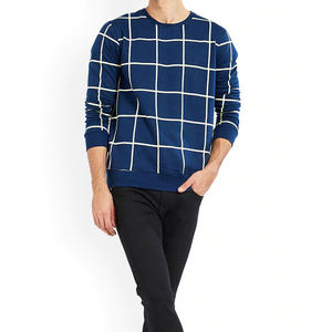 Sudadera atlética con cuello redondo para hombre, sudadera informal sólida personalizable OEM para la venta - Product Image 4