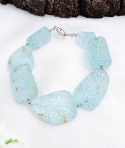 Topacio Azul Cielo Tallado, Forma Mixta, Gema Natural para Joyería Fina - Product Image 2