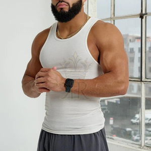 Débardeur décontracté de gymnastique pour hommes respirant noir gilet de fitness maillot de corps tricoté sans manches chemise dans les tailles M-3XL - Product Image 1