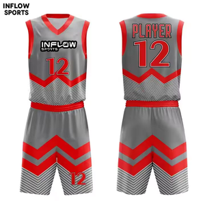 Maillot de basket-ball professionnel pour hommes, séchage rapide, respirant, uniforme avec option de taille plus, nom d'équipe personnalisable imprimé - Product Image 5