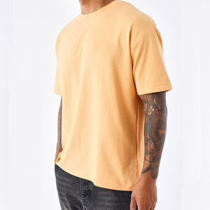 เสื้อยืดคอกลมผ้าฝ้ายหนา 220 กรัม ทรงโอเวอร์ไซส์ ไหล่ตก สำหรับผู้ชาย สไตล์ลำลองสุดเท่ ลายพิมพ์ดีไซน์พิเศษ - Product Image 3