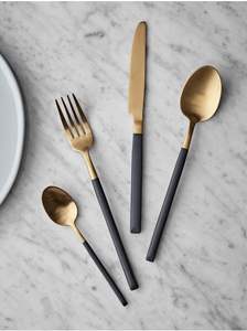 Ensemble de couverts élégant en métal de haute qualité avec finition miroir pour les cadeaux et les essentiels de la cuisine familiale - Product Image 2