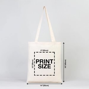 Bolsas de Tela de Algodón Reutilizables y Personalizables de 14x16 Pulgadas (35x40cm), Fabricamos Bolsas con Opciones de Personalización Total - Product Image 6