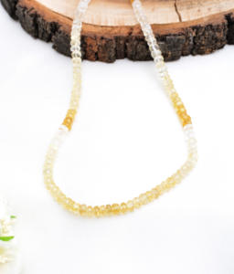 Perles facettées en citrine ombrée, 1 brin, pierre précieuse naturelle, pierre précieuse pour la fabrication de bijoux fins - Product Image 5