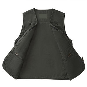 Chaleco cargo de invierno transpirable de alta calidad para hombre con múltiples bolsillos ropa de trabajo al aire libre de caza táctica - Product Image 4