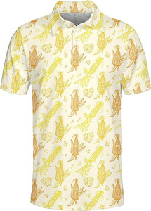 Polo de golf à manches courtes décontracté OEM pour hommes T-shirt en polyester de haute qualité Logo personnalisé Polo de golf pour hommes - Product Image 3