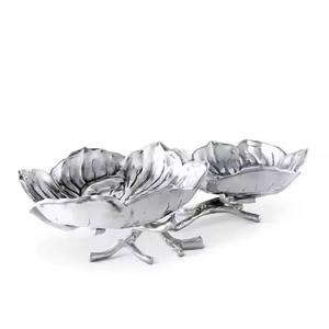 Bol à dattes en métal de qualité supérieure, décoration de table islamique du Ramadan, plat de service pour fruits secs, plat de service arabe, centre de table de luxe pour la maison - Product Image 5