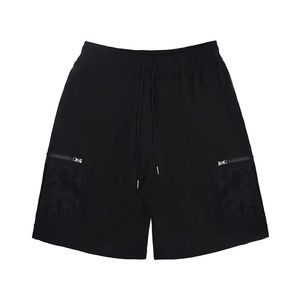 New Trending Custom OEM Nylon Memory Windbreaker <b>Shorts</b> With Quality <b>Zipper</b> Pockets Drawstrings Casual fashion & Beach wear - Product Image 4