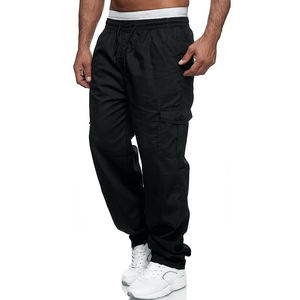 Pantalones transpirables para hombre 2025 estilo informal con opción de logotipo personalizado con tela de alta calidad para un gimnasio cómodo - Product Image 4