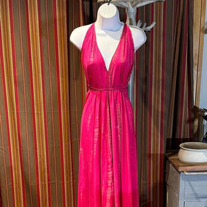 2025 cravate teinture Maxi robe dernière arrivée cravate et teint sans manches vêtements de plage longue Maxi tenue de soirée robe en gros vacances d'été - Product Image 1