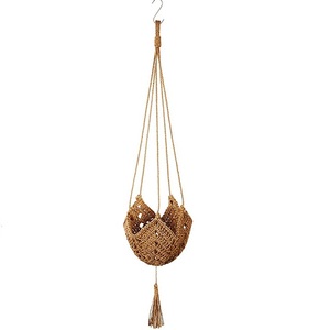 Porte-plante en macramé Vintage avec plusieurs couleurs, porte-Pot de fleurs décoratif pour chambre à coucher, salon, maison et jardin - Product Image 2