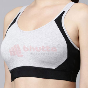 Sujetador Deportivo para Mujer de Talla Grande, Ligero, de Alta Sujeción, Diseño Nuevo, Profesional, Moderno, de Spandex/Nailon - Product Image 5