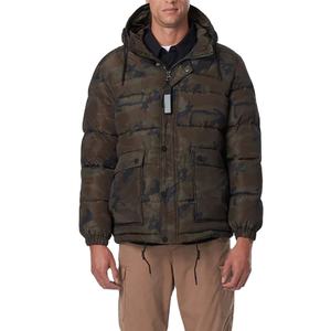 Chaquetas Acolchadas para Hombre OEM, Diseño Personalizado de Moda de Invierno, Ropa de Abrigo con Cuello de Piel, Chaqueta de Burbuja Acolchada para Hombre - Product Image 1