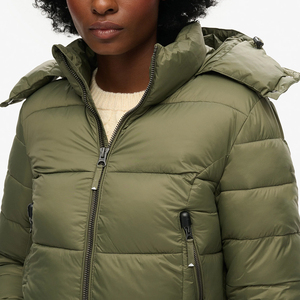 Veste matelassée légère et pliable pour femme, style hiver, doublure en nylon respirante, imperméable, style bulle - Product Image 6