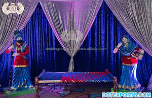 Punjabi Statues for <b>Mehndi</b> & Jaggo Night Decor <b>Mehndi</b> Night Punjabi Lady Statues Punjabi Charkha Lady for Wedding <b>Decoration</b> UK - Product Image 2