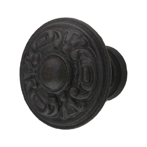 New Arrival Black Iron Metal Door Cabinet Knob Minimalist Design Easy Install Drill Mount <b>Hook</b> Rails Hardware <b>Tools</b> - Product Image 5