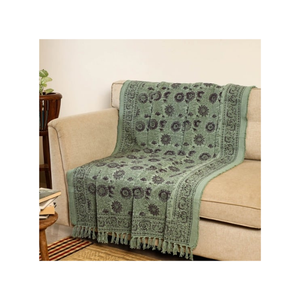 Brown Trendy Premium Chenille Ribbed 60x80in Plush Feel Fairtrade India For Buyers Targeting High Value Winter Ready Couch <b>Throw</b> - Product Image 4