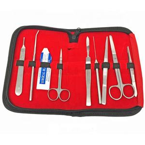 Kit de dissection chirurgical personnalisable pour les étudiants en biologie médicale en acier inoxydable Manuel disponible dans toutes les sortes et toutes les qualités - Product Image 3