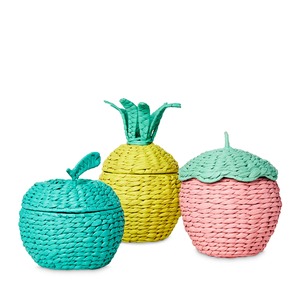 Panier de rangement tissé pour les jouets des enfants, paniers en jacinthe d'eau faits à la main, paniers de rangement pour enfants - Product Image 4