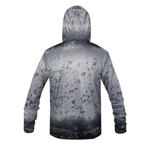 Ligero transpirable sublimación hombres mujeres Camo diseño 2024 nuevo diseño rendimiento UPF50 + pesca Camisas manga larga con capucha - Product Image 2