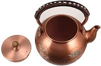 Théière artisanale R HANDICRAFT en cuivre pur, style Kung Fu américain, pour faire bouillir de l'eau, design élégant, taille personnalisable, utilisation pour les fêtes