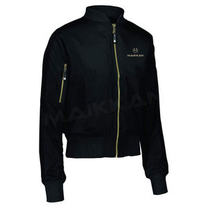 Chaqueta de bombardero de mujer de nuevo diseño al por mayor para ropa de invierno cálida y cómoda con tela de lona transpirable con relleno de algodón - Product Image 3