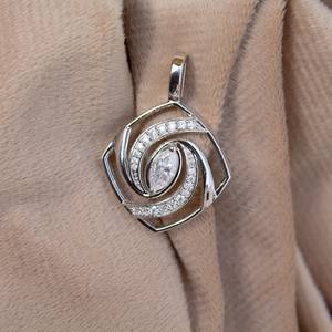 Élégant pendentif Marquise Moissanite en argent sterling 925 pour femmes bijoux fins avec chaîne incluse - Product Image 5