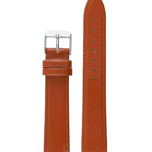 Bracelet de montre intelligent unisexe en cuir marron de luxe avec boucle en acier inoxydable, souple et réglable, pièce de rechange pour montre - Product Image 1