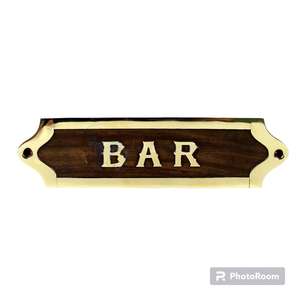 Placa de nombre Náutica de venta de fábrica o letreros de pared en diseño personalizado en latón para barcos de pared - Product Image 2