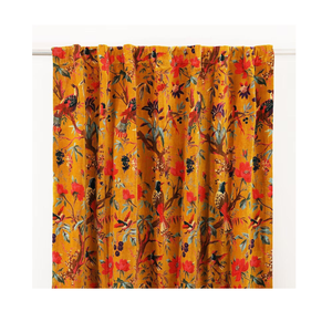 Cortina de Cubículo de Terciopelo Vintage, Diseño Geométrico, Cortina de Lujo para Puerta, Aislamiento de Luz Total, para Sala de Estar, Venta al por Mayor - Product Image 3