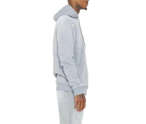 Conjunto de chándal de invierno informal para hombre 2025, chándal con capucha y cremallera con estampado de logotipo personalizado, pantalones para correr, chándal liso de poliéster 100% Unisex - Product Image 3