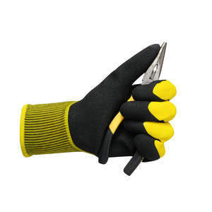Guantes de trabajo de seguridad de calidad superior para trabajadores de la construcción Protección resistente Ajuste cómodo para constructores Contratistas Cuero - Product Image 4