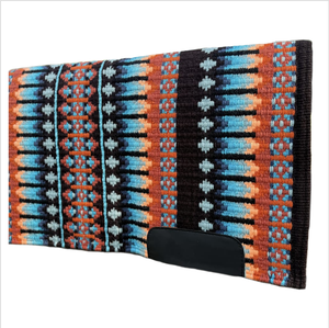 Manta de sillín de caballo de espectáculo occidental de calidad superior Diseño tejido a mano de Nueva Zelanda con relleno de lana Nuevo lanzamiento - Product Image 1