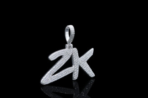 Pendentif Hip Hop personnalisé en acier inoxydable et alliage, serti de diamants, style Ice Legacy, plaqué argent, unisexe - Product Image 2