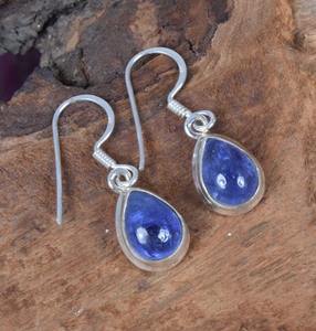 Boucles d'oreilles en argent style Boho faites à la main bijoux en argent sterling 925 kyanite pierres précieuses boucles d'oreilles tendance bijoux pour femmes cadeau - Product Image 3