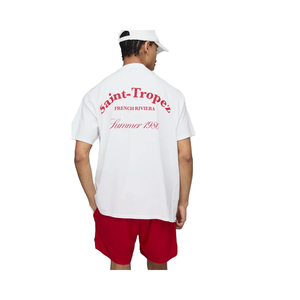 T-shirt streetwear surdimensionné pour homme, 100% coton, fil teint, manches longues, imprimé à l'écran, qualité de couture premium, 200GSM - Product Image 1