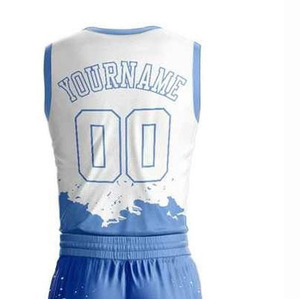 ชุดบาสเก็ตบอลขายดีพร้อมลายพิมพ์ตามสั่ง มีไซส์พลัส ผลิตจากโพลีเอสเตอร์ 100% ราคาขายส่ง - Product Image 3