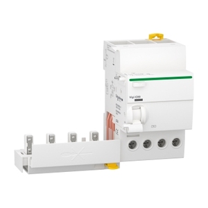 Per interruttori automatici scatolati SCHNEIDER ELECTRIC A9Q16425 Vigi IC60 4P 25A 500mA AC con blocco aggiuntivo per protezione differenziale contro le dispersioni a terra - Product Image 1
