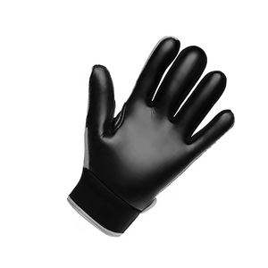 Vente directe d'usine gants de réception de football logo personnalisé abordable gants de réception de football antidérapants en cuir de vachette - Product Image 3