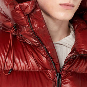 RIVIAN Chaqueta acolchada atlántica personalizada para hombre, cuello con capucha, suministro ODM, temporada de invierno de Nailon/poliéster para hombre y mujer - Product Image 6