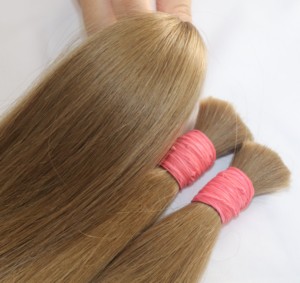 Extensiones de cabello humano a granel de color rubio virgen de cabello vietnamita crudo de alta calidad precio al por mayor - Product Image 1