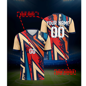 ชุดเสื้อฟุตบอลระบายอากาศได้ดีรุ่นล่าสุดสำหรับผู้ชาย สามารถปรับแต่งชื่อและหมายเลขได้ เหมาะสำหรับกีฬาหลายประเภท - Product Image 3