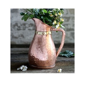 Pot de fleurs décoratif Framhouse Garden Use Pot de fleurs en métal antique rustique patine Pot de fleurs Décoration intérieure - Product Image 2