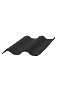 PREMIER BLACK GLAZED ROOF TILE - Product Image 3