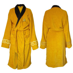 Bata de baño con borde polivinílico para mujer, ropa de dormir, traje de baño de lana de capitán Kirk para adultos - Product Image 3